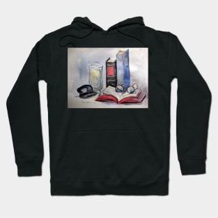 Old books still life Hoodie